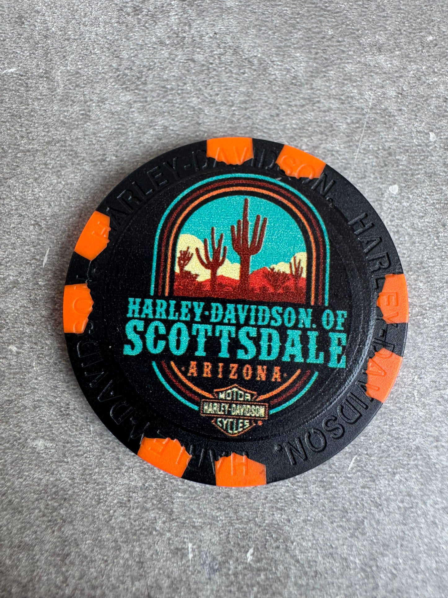 Harley Davidson jeton de poker Scottsdale Arizona
