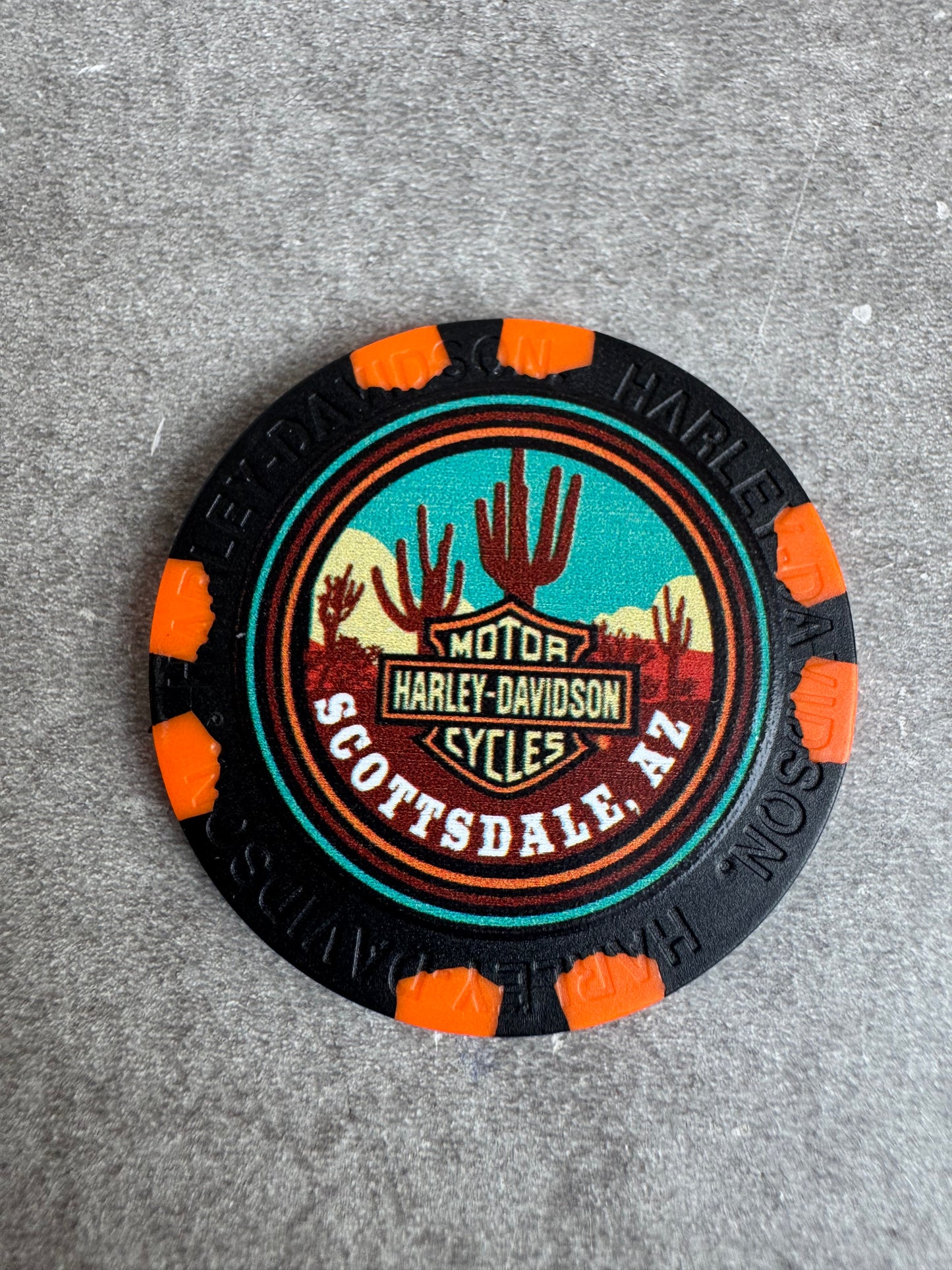 Harley Davidson jeton de poker Scottsdale Arizona