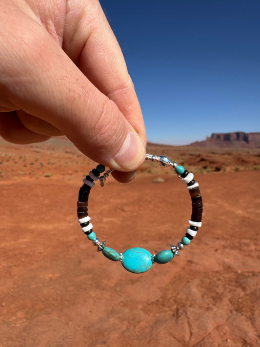Bracelet Navajo provenant de Monument Valley (taille ajustable)