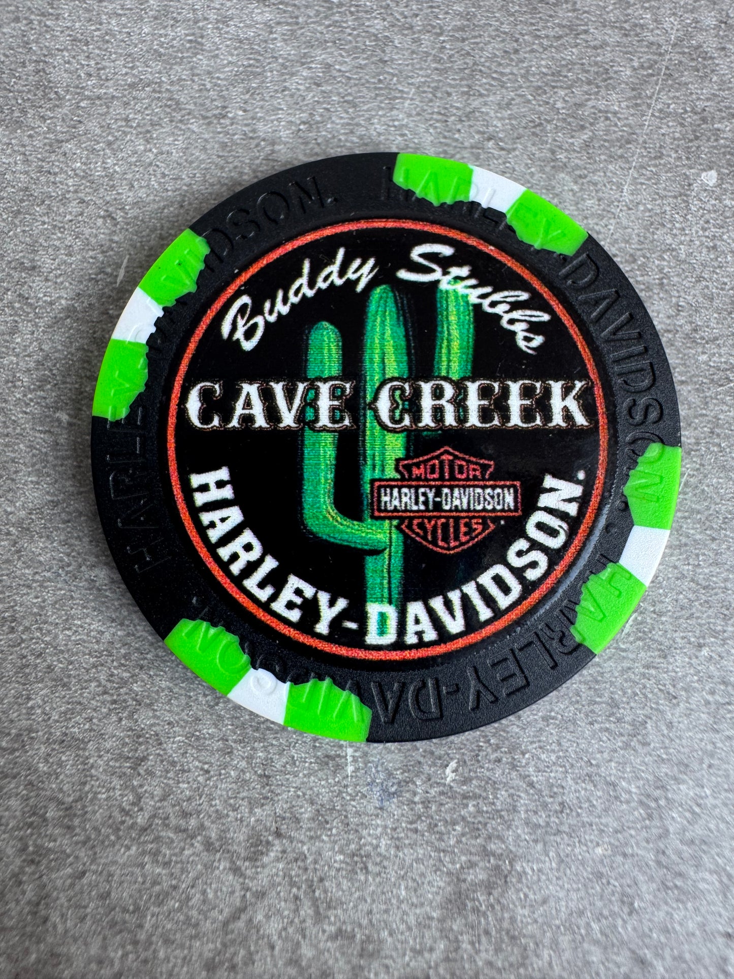 Harley Davidson jeton de poker Cave Creek Arizona