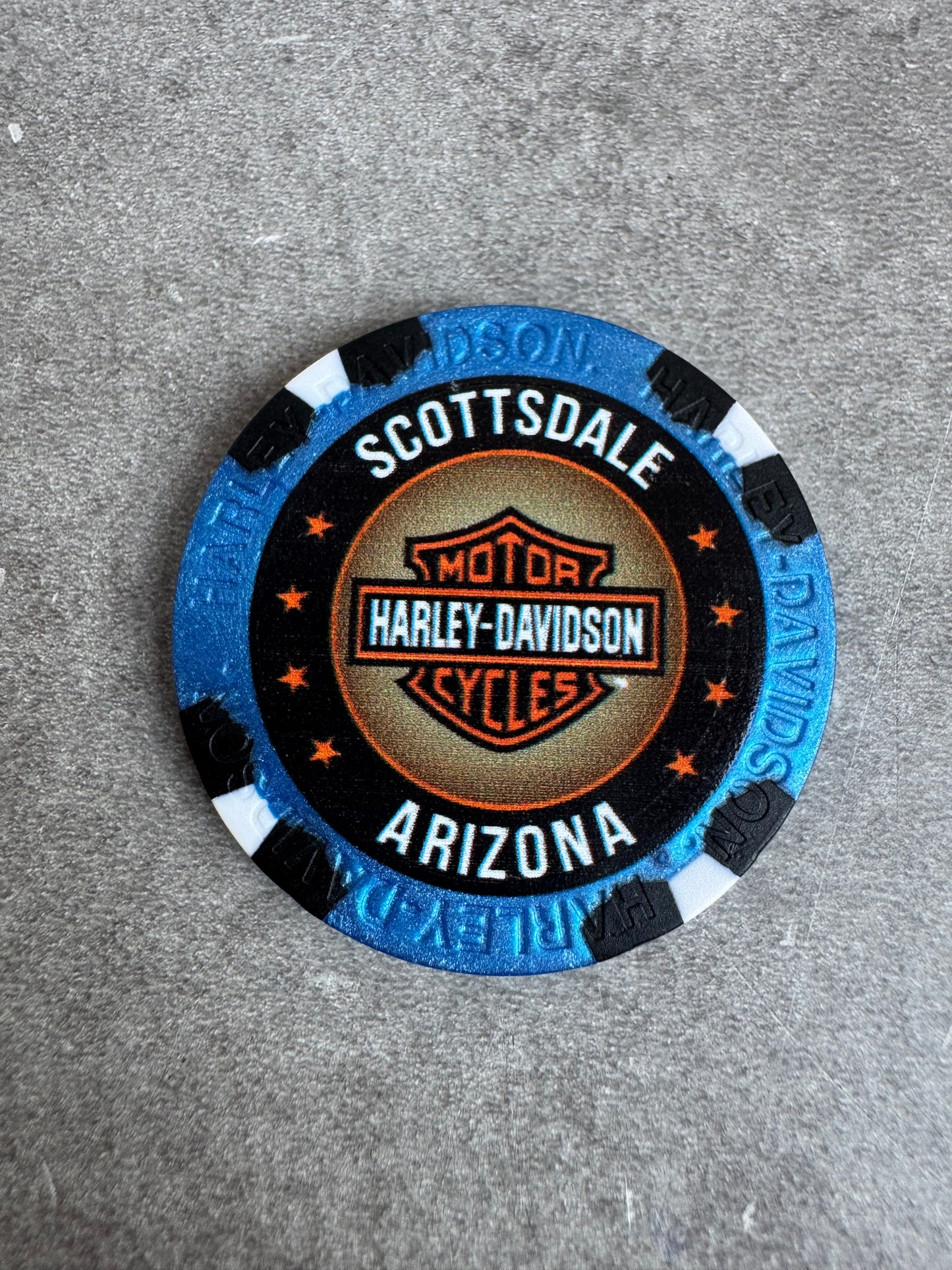 Harley Davidson jeton de poker Scottsdale Arizona