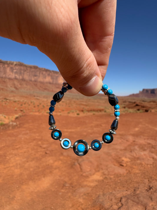 Bracelet Navajo provenant de Monument Valley (taille ajustable)