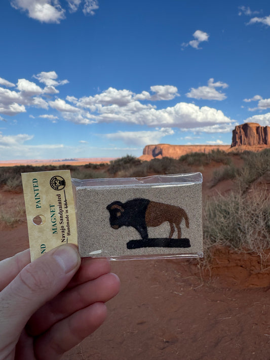 Magnet Navajo peint à la main provenant d’Arizona