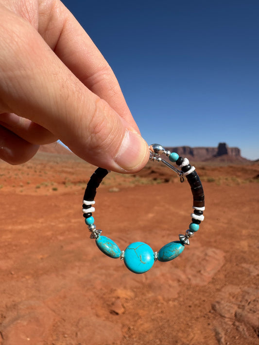 Bracelet Navajo provenant de Monument Valley (taille ajustable)