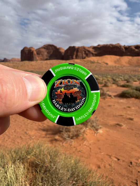 Harley Davidson jeton collector provenant d’une concession dans l’Utah